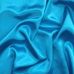 *Ткань Атлас-сатин, цвет Голубой (на отрез)  в Хабаровске