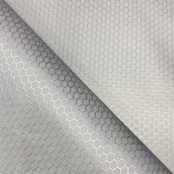 Ткань Оксфорд 300D PU Рип-Стоп СОТЫ, цвет Светло-Серый (на отрез)  в Хабаровске