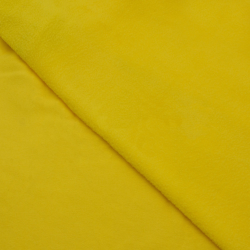 Флис Односторонний 180 гр/м2, Желтый (на отрез)  в Хабаровске