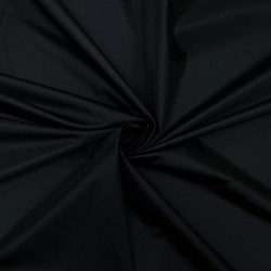 Ткань Дюспо 240Т WR PU Milky, цвет Черный (на отрез)  в Хабаровске