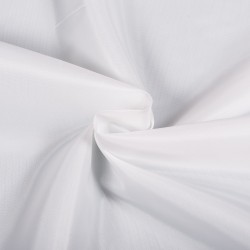 Ткань подкладочная Таффета 190Т, цвет Белый (на отрез)  в Хабаровске
