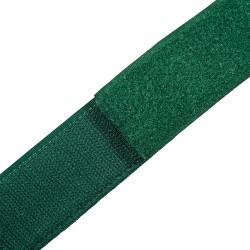 Контактная лента 40мм (38мм) цвет Зелёный (велькро-липучка, на отрез)  в Хабаровске