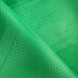 Ткань Оксфорд 300D PU Рип-Стоп СОТЫ, цвет Зелёный (на отрез)  в Хабаровске