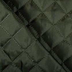 Стеганая подкладочная ткань с синтепоном (100гр/м2), цвет Хаки (на отрез)  в Хабаровске