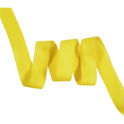 Окантовочная лента-бейка, цвет Жёлтый 22мм (на отрез)  в Хабаровске